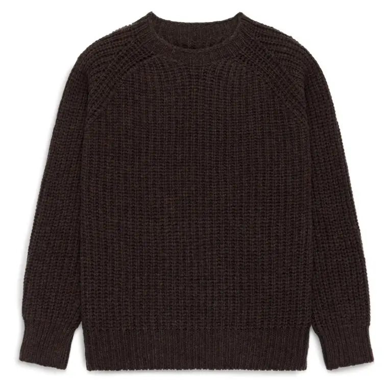 Lambswool Shaker stitch sweater