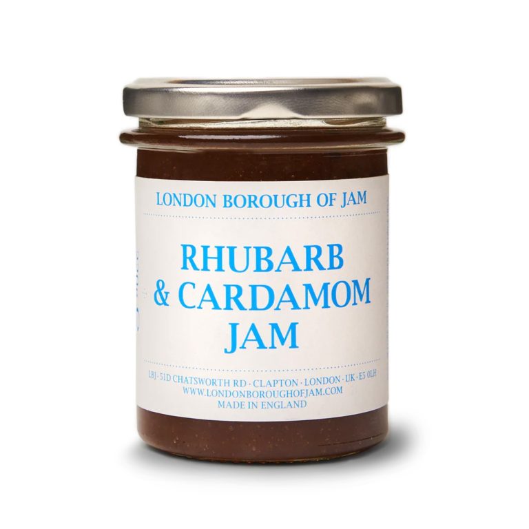 London Borough of Jam Rhubarb and cardamom jam