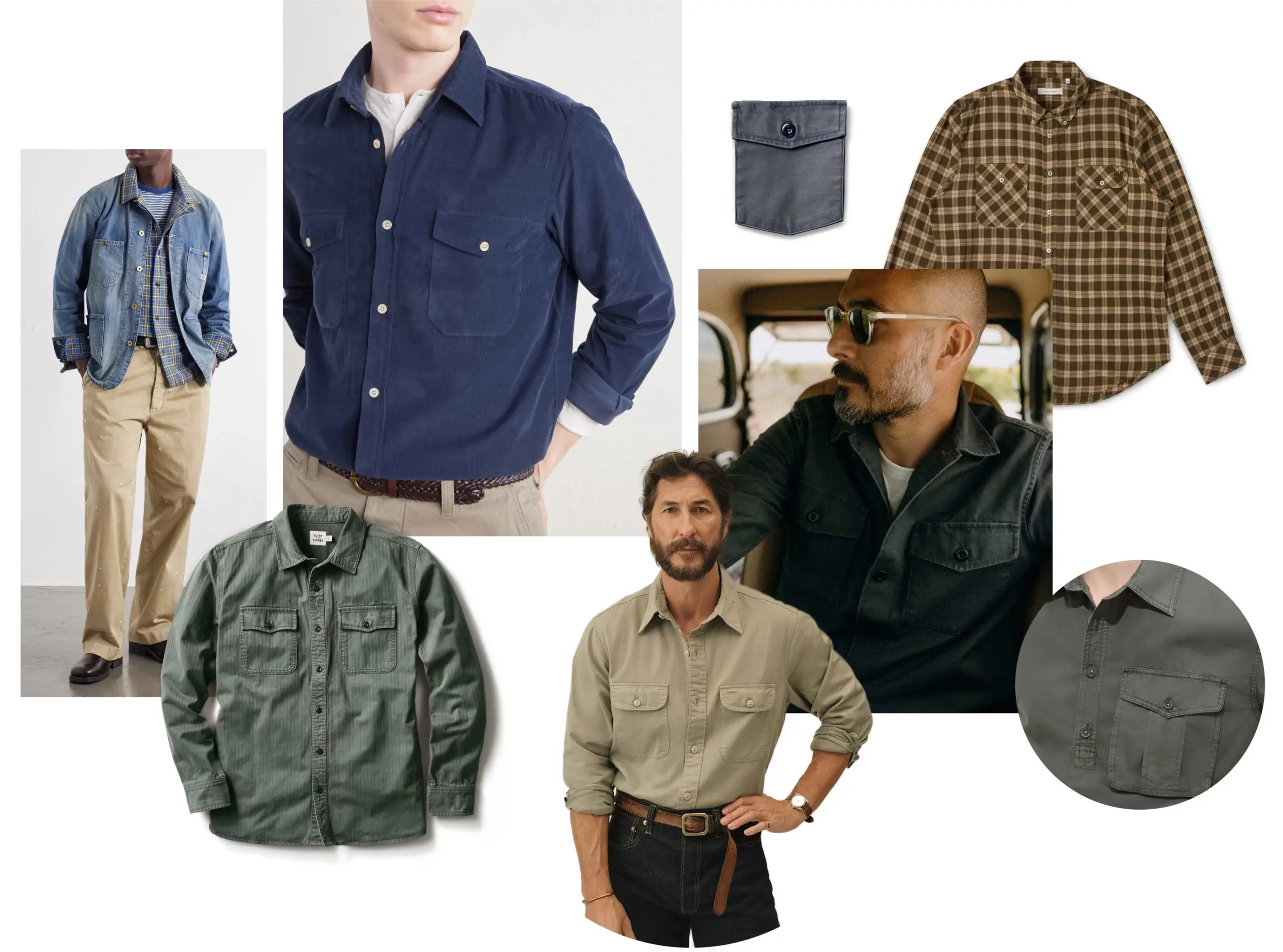 Men's work shirts outfit inspiration