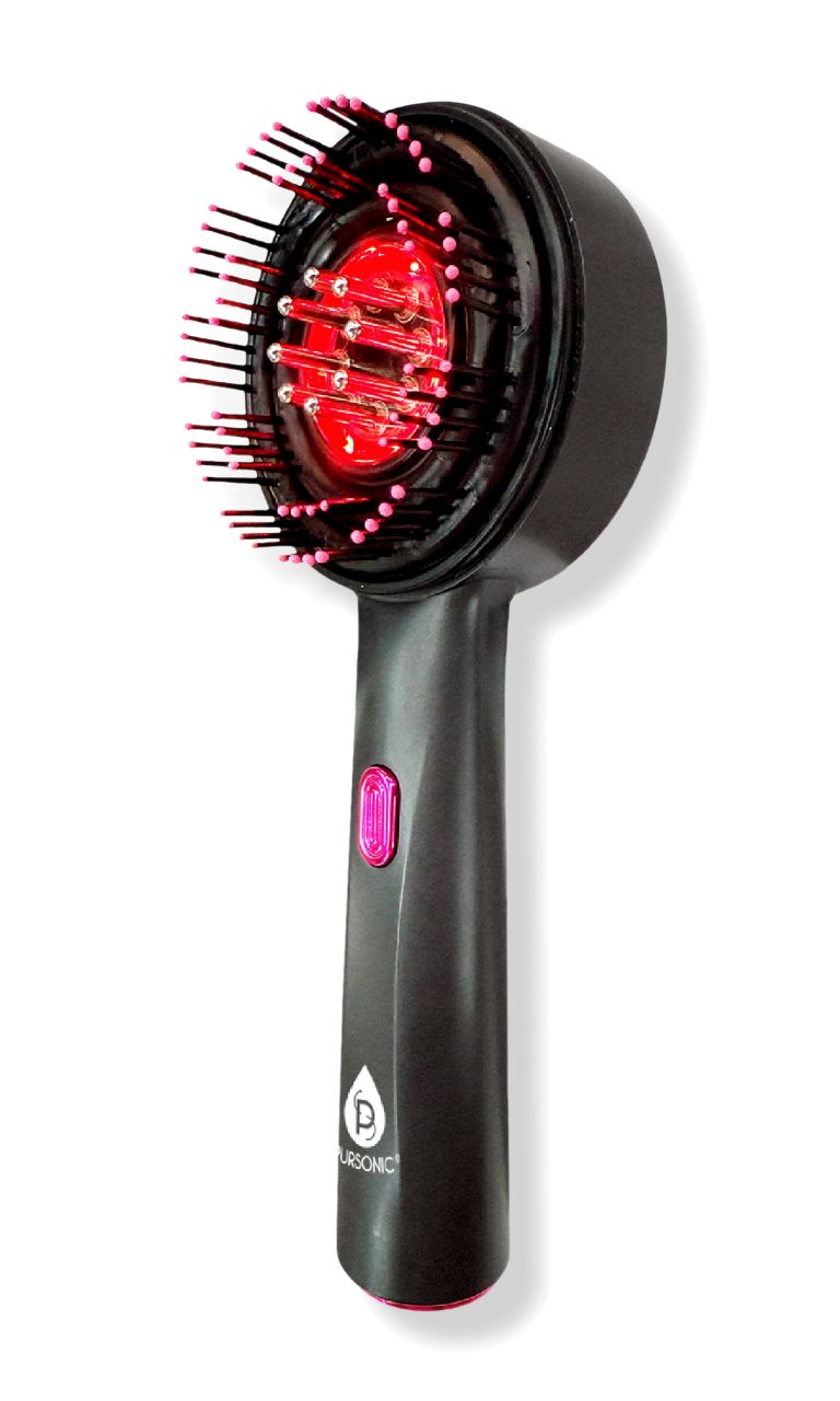 Pursonic 3-in-1 LED therapy scalp brush