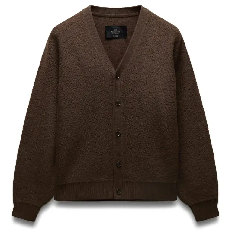 Textured Boucle Turf cardigan
