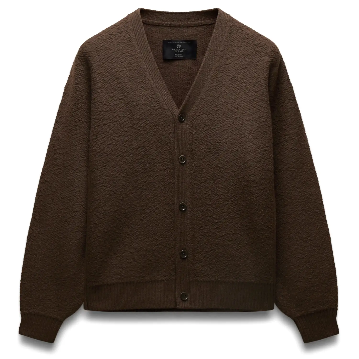 Reigning champ textured boucle turf cardigan 1