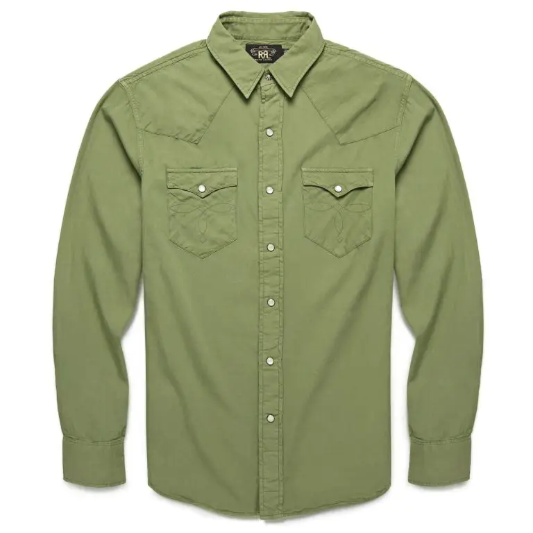 RRL Twill Western shirt