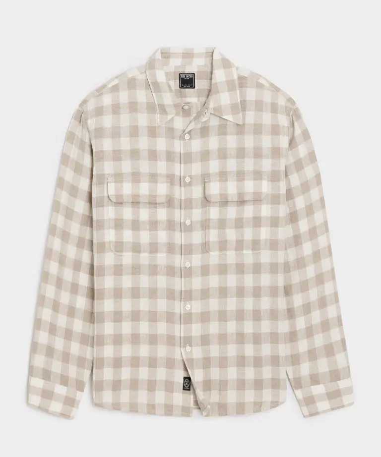 Sea Soft linen Utility shirt