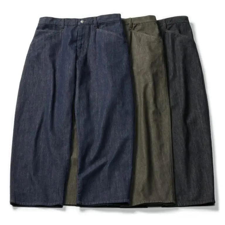 UNIQLO Men's Barrel Jeans, Olive, 27 inch