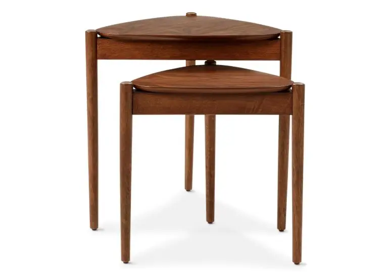 Tripod nesting tables
