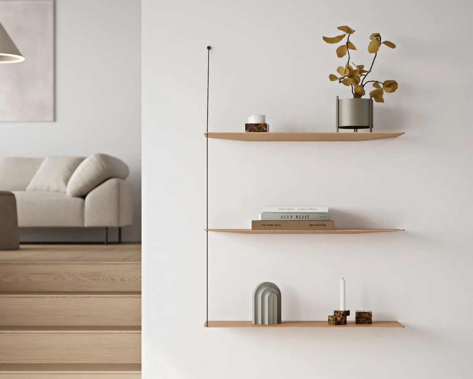 Woud stedge shelf