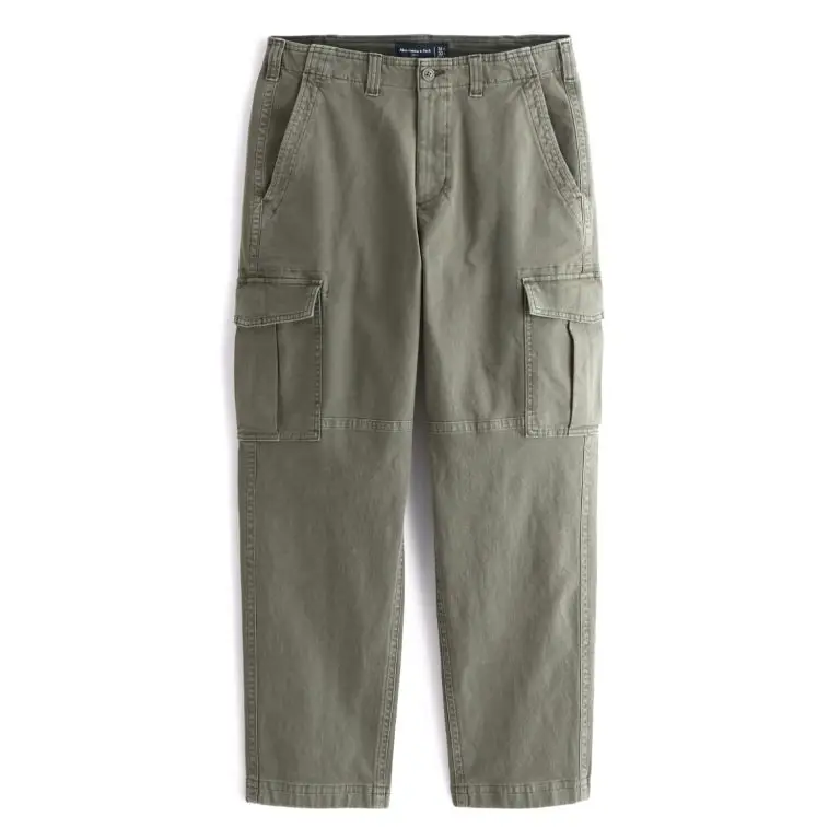 Abercrombie loose clean cargo pant