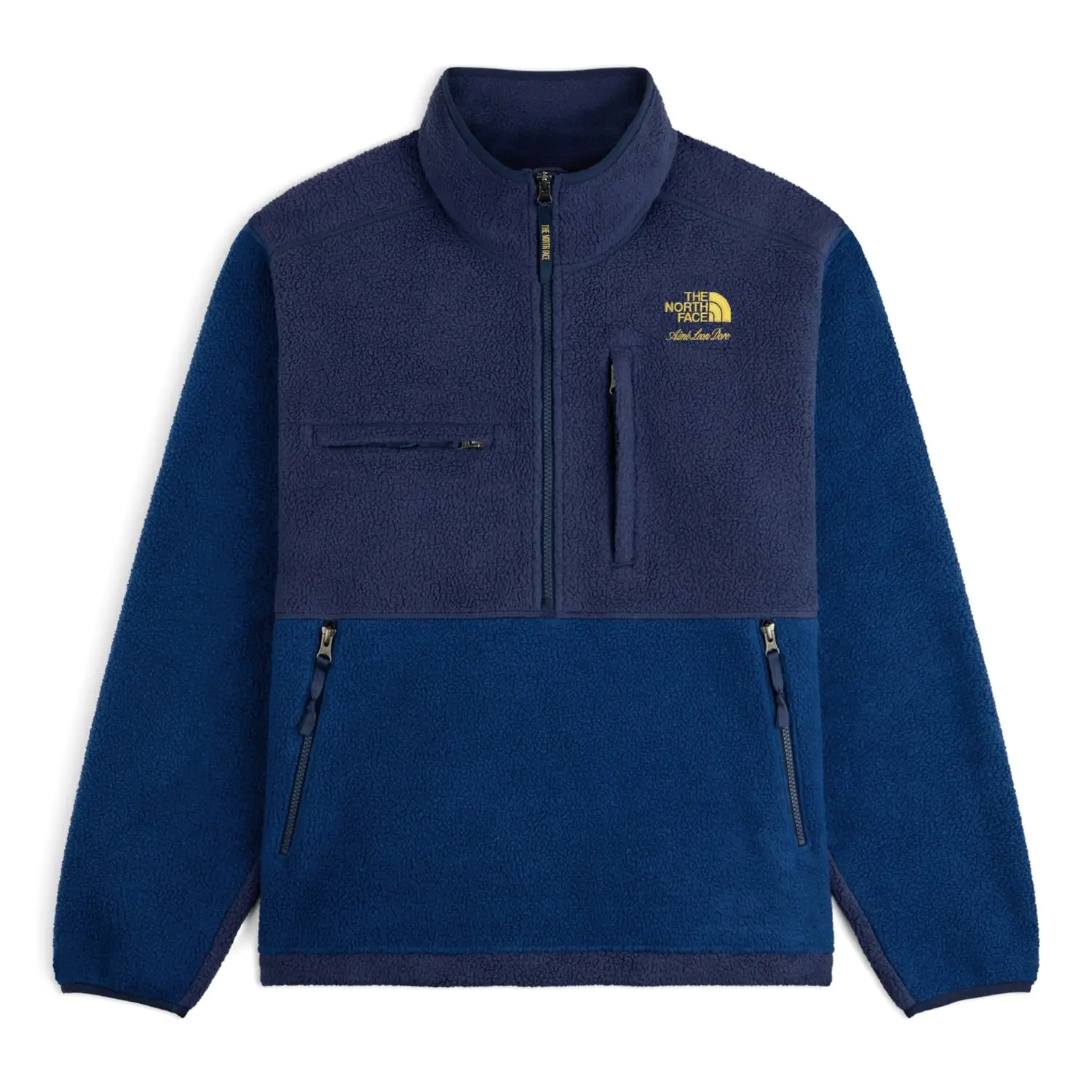 Aim leon dore ald the north face denali half zip pullover 1