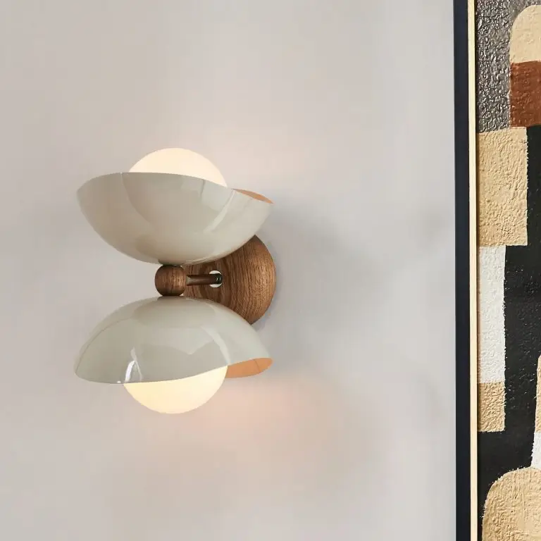Emile chrome double sconce