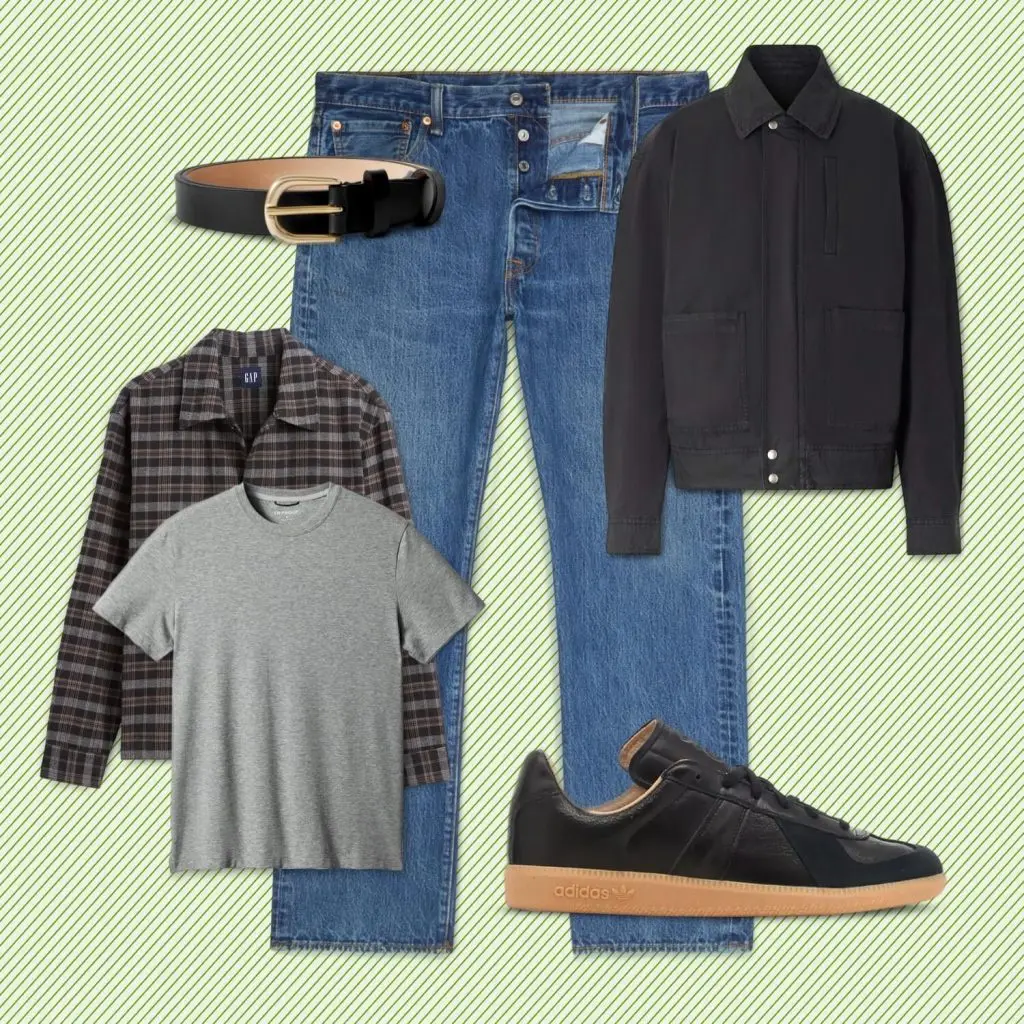 Levi's 501 original jeans men's outfit