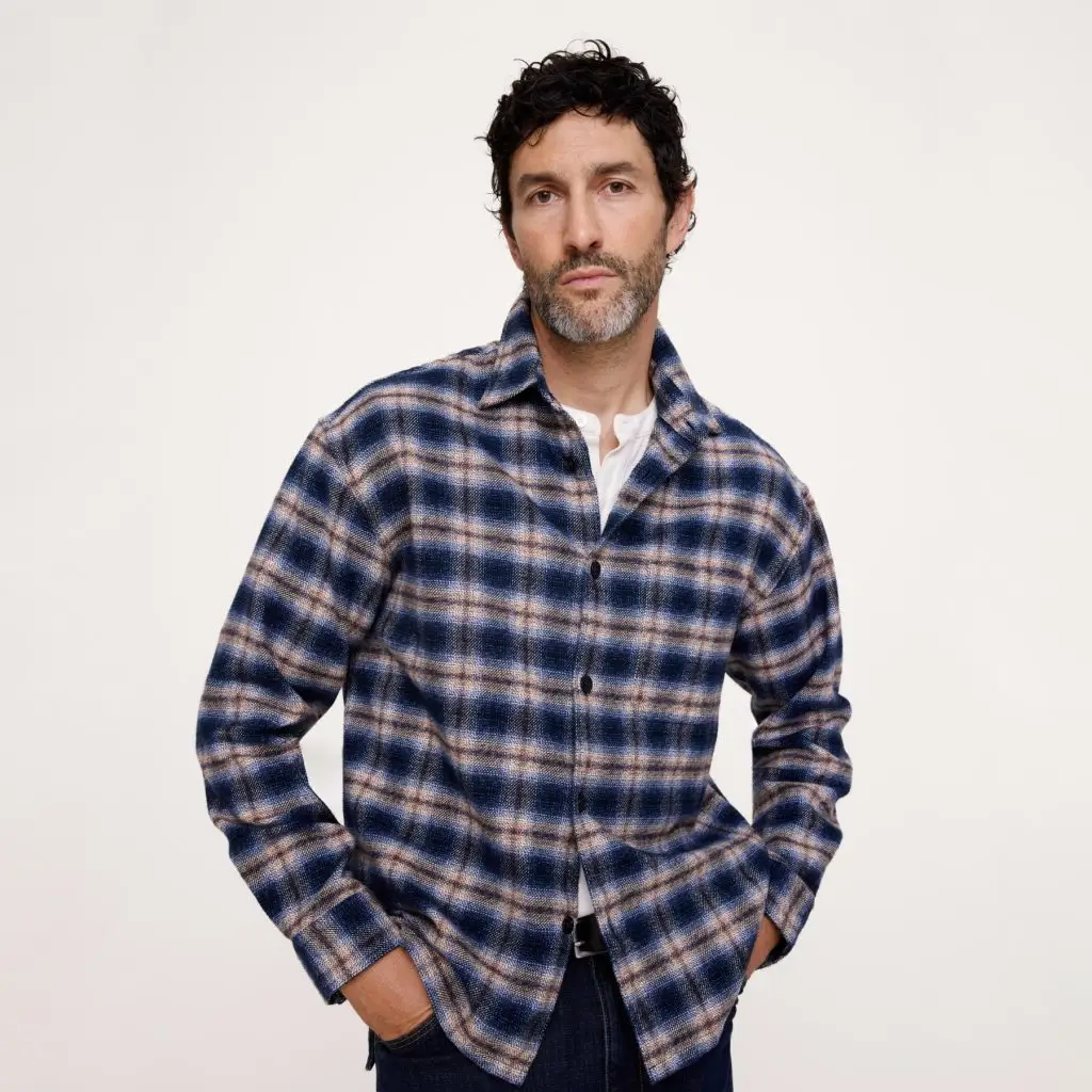Banana republic relaxed fit flannel shirt 1