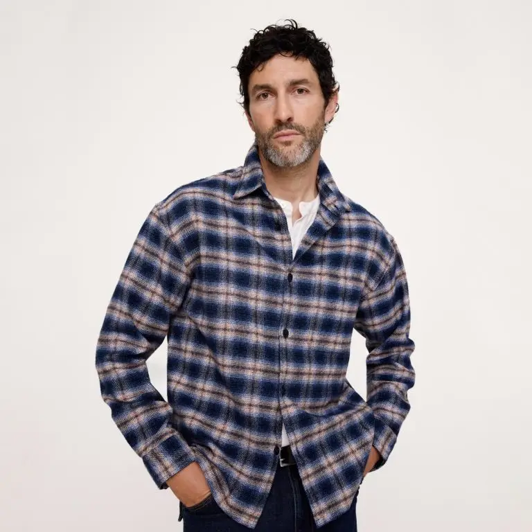 Relaxed-fit flannel shirt