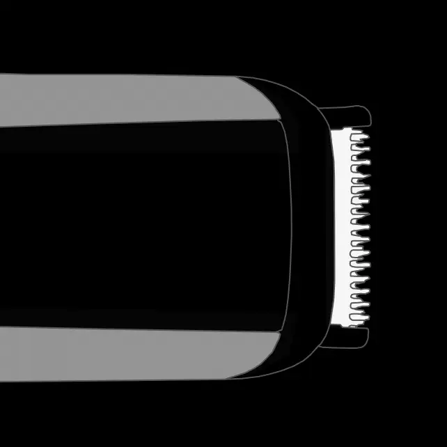 Beard trimmer illustration