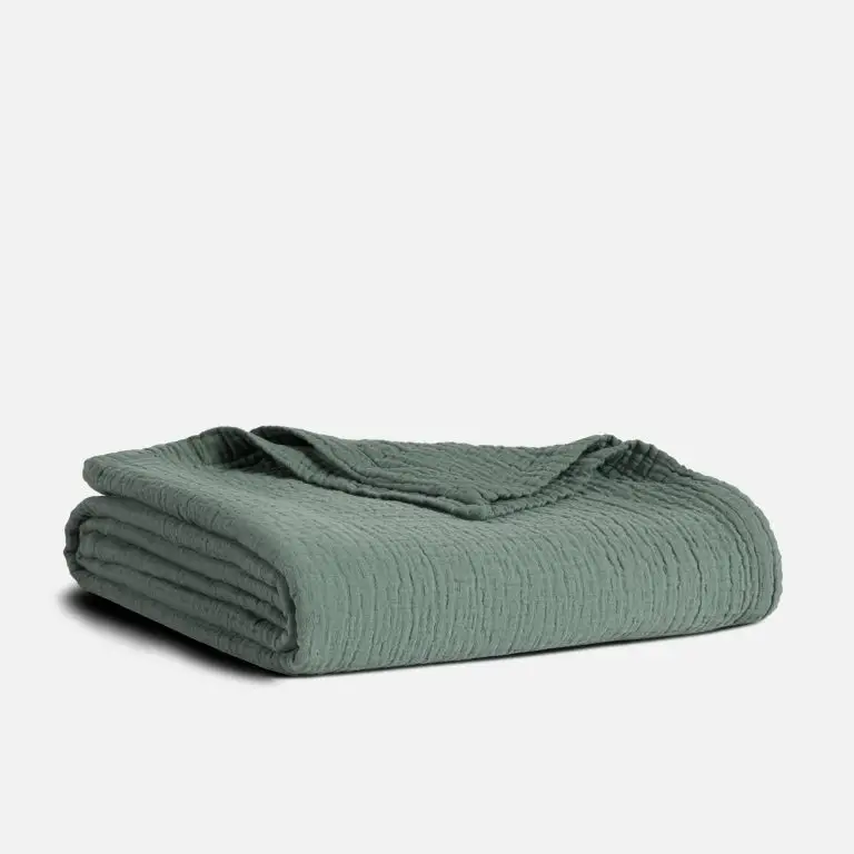 Crinkle cotton blanket