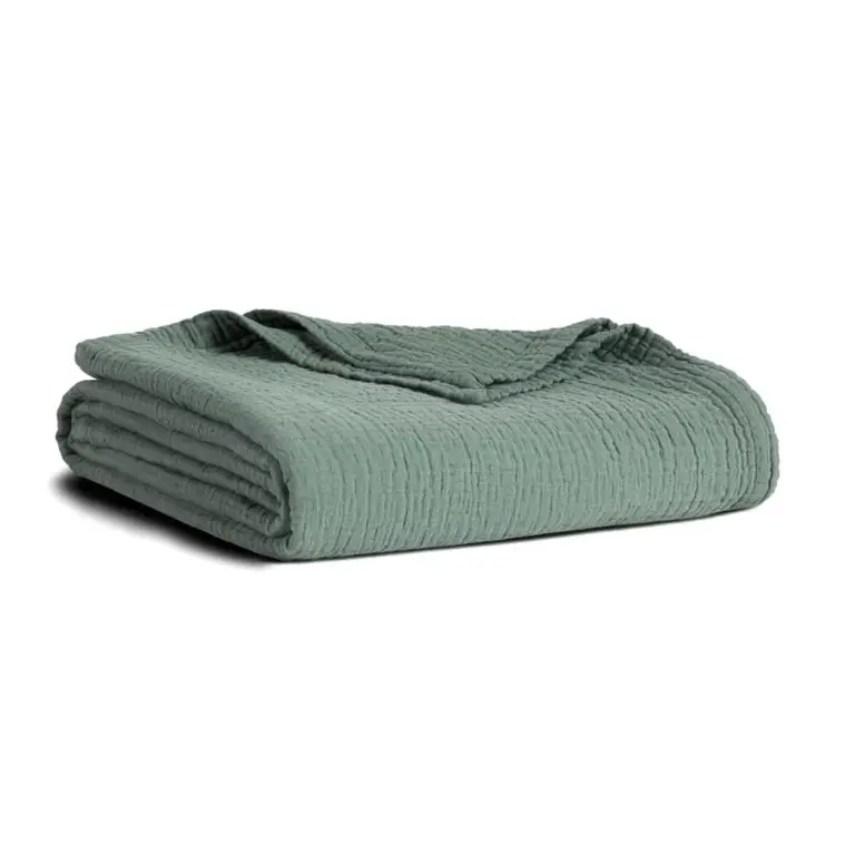 Crinkle cotton blanket