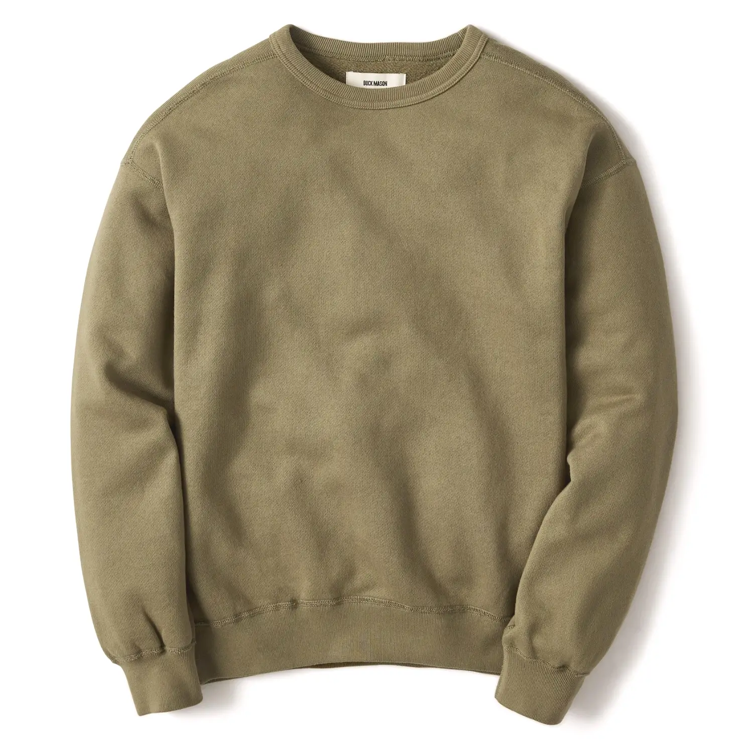 Buck mason faded featherweight terry crewneck sweatshirt