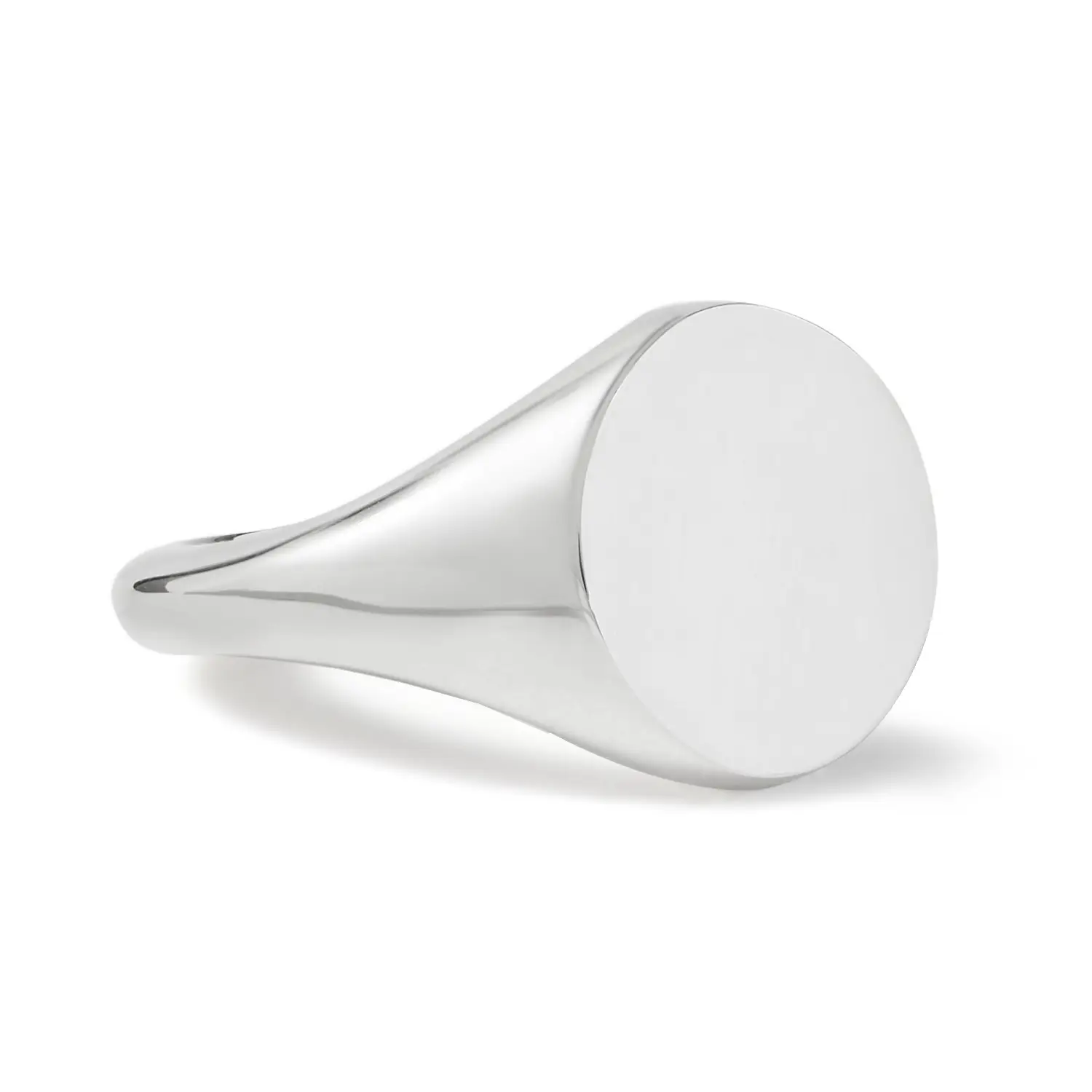 Deakin francis sterling silver oval signet ring 1