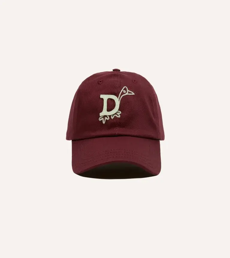 'D Duck' cotton twill cap