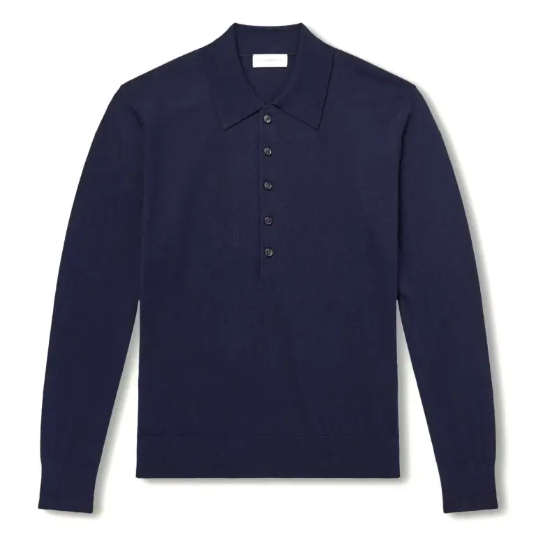 Dries Van Noten Muano merino polo