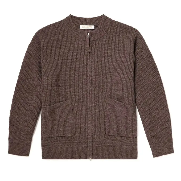 Frizmworks Deck ribbed zip-up cardigan