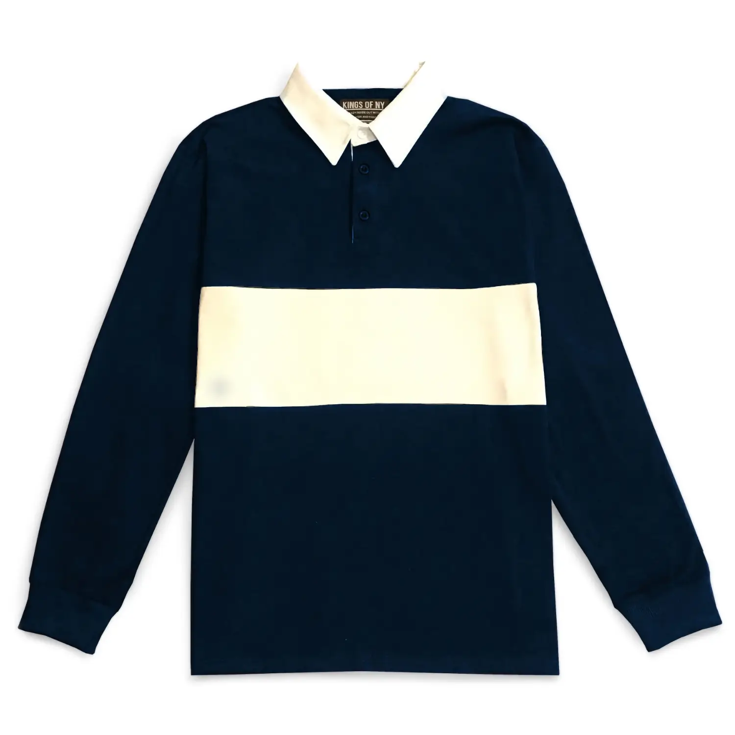 Kings of ny striped polo rugby