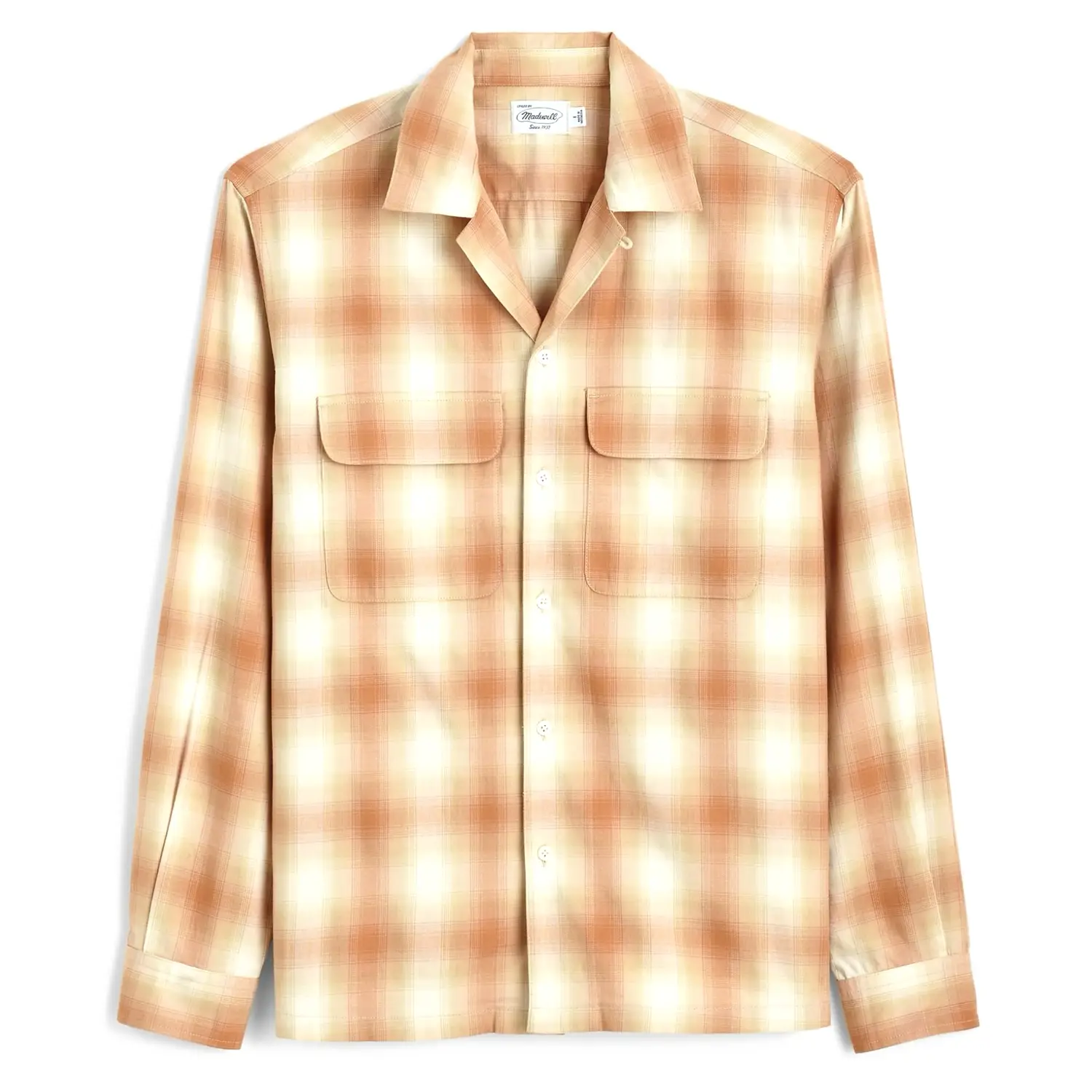 Madewell camp collar long sleeve shirt 2