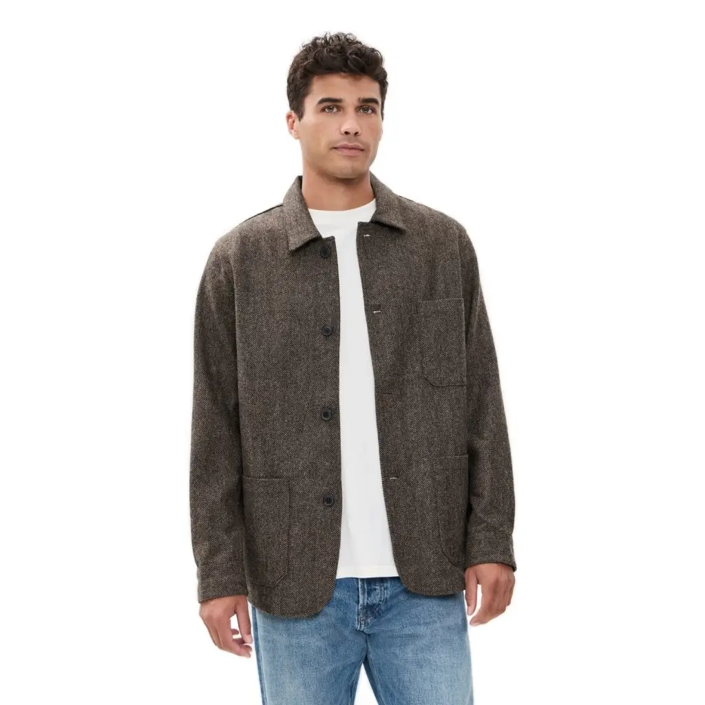 Portuguese flannel herringbone jacket 1