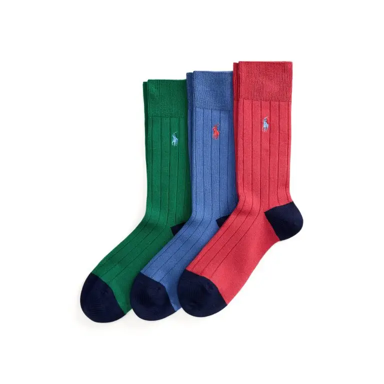 Ribbed trouser socks (3-pack)