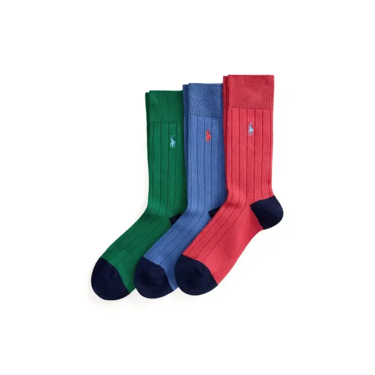 Ribbed trouser socks (3-pack)