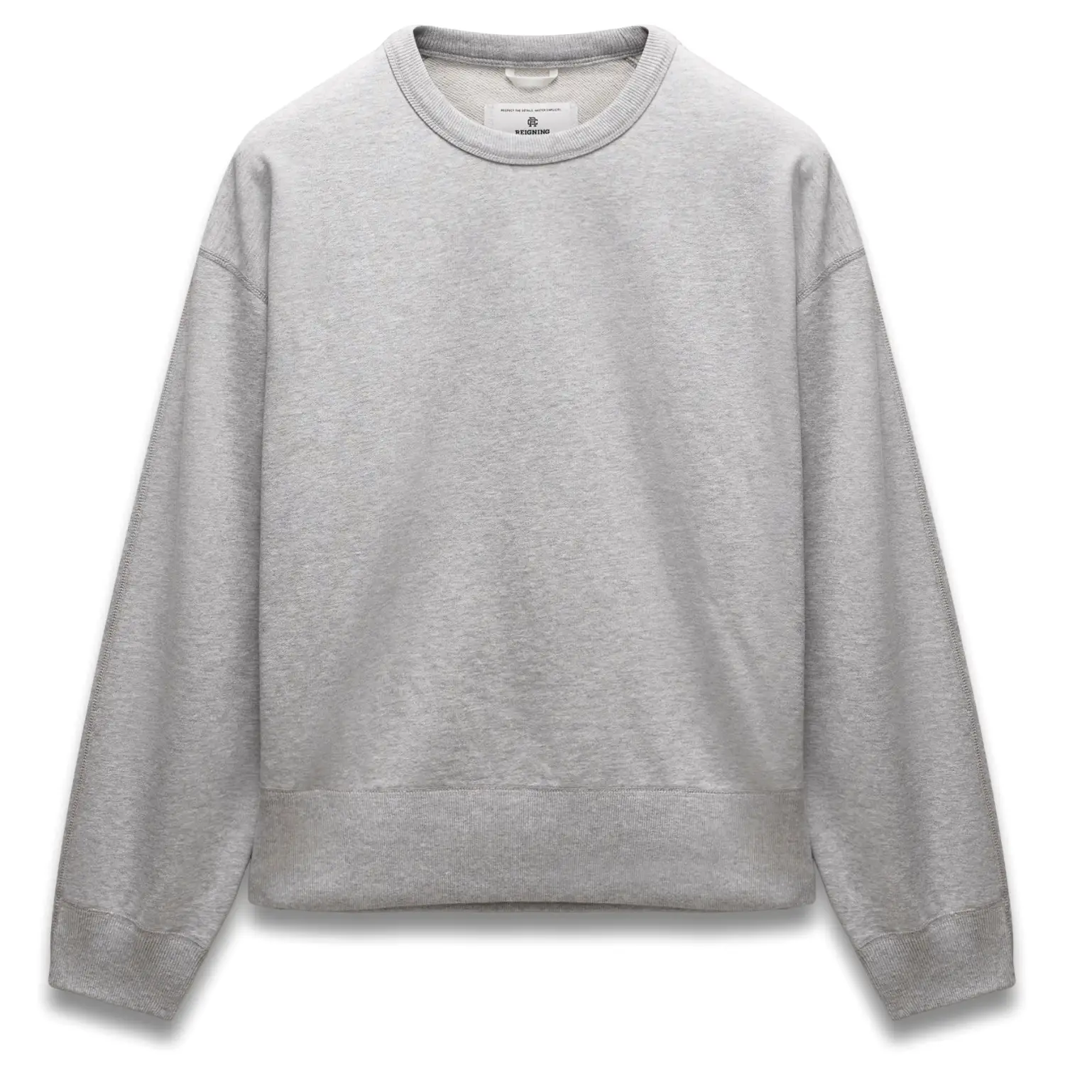 Reigning champ mid weight terry relaxed crewneck sweatshirt