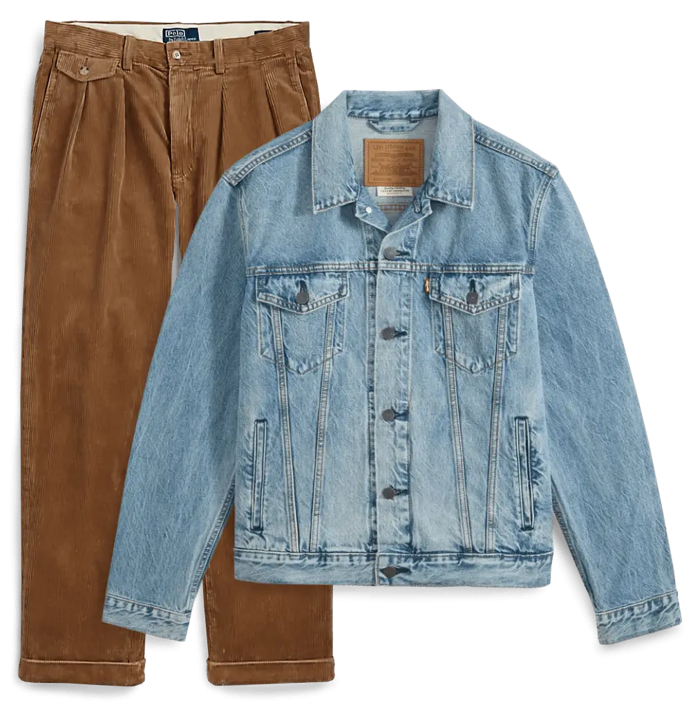 Men's Rugby shirt outfit pairing