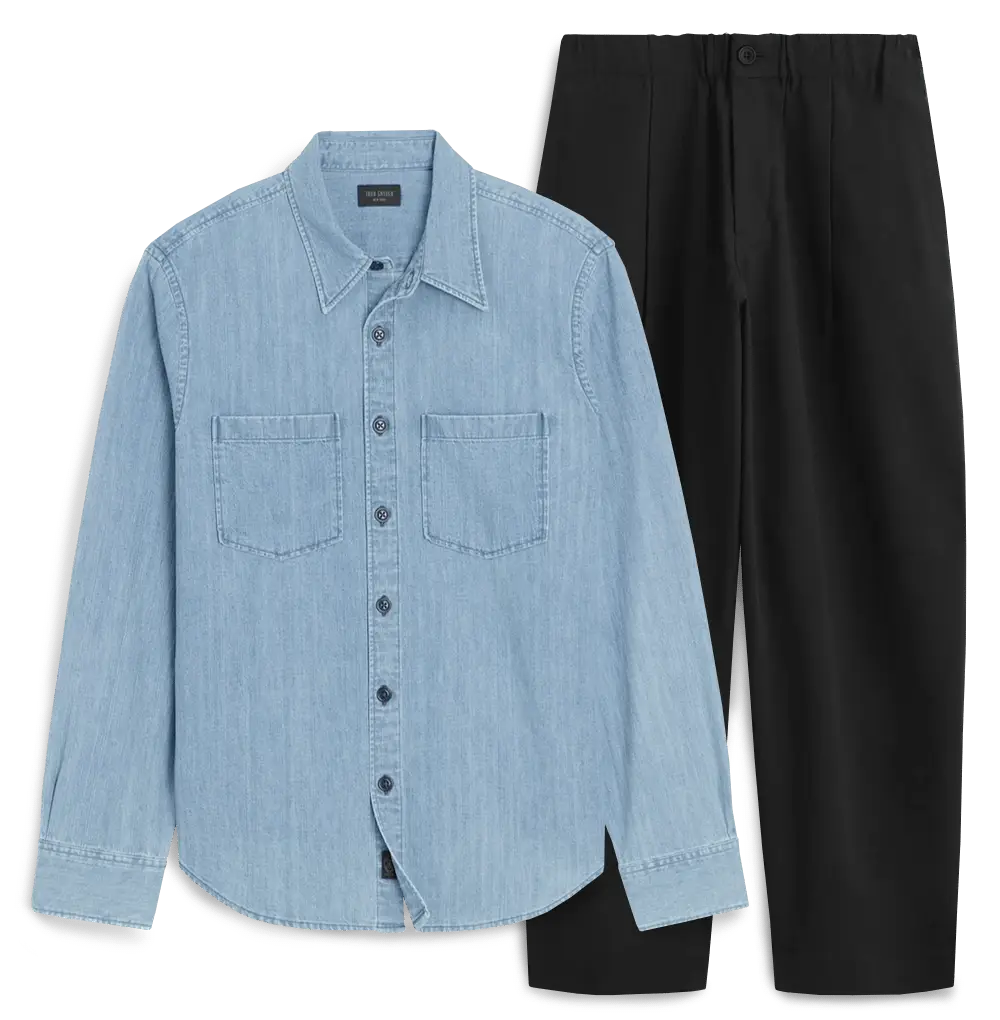 Men's Rugby shirt outfit pairing