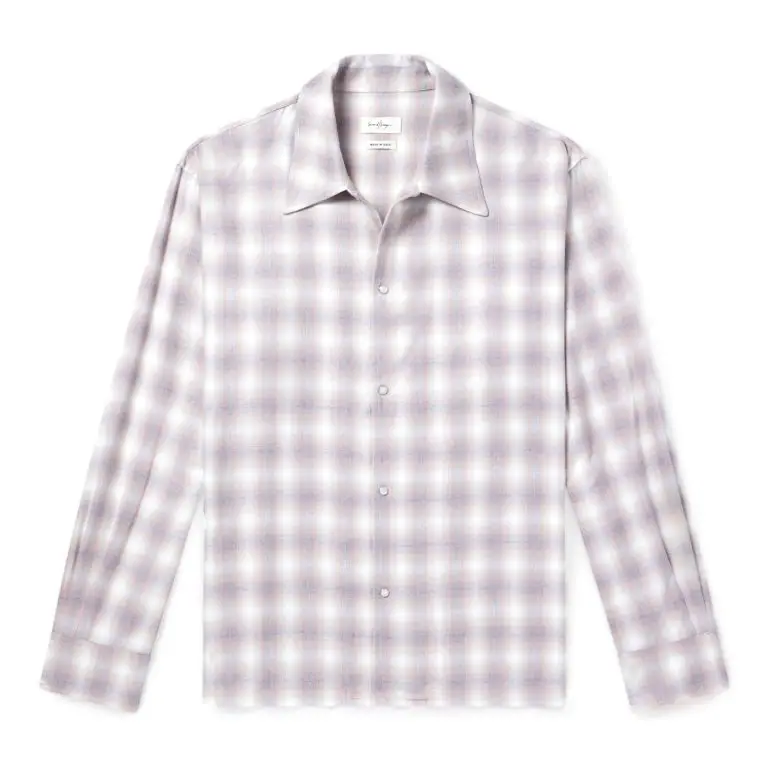 Second / Layer Checked flannel shirt