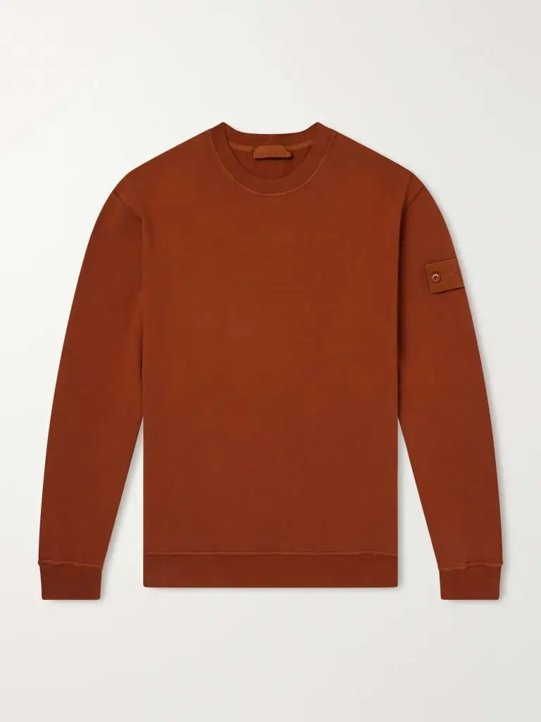 Stone Island GHOST garment-dyed sweatshirt