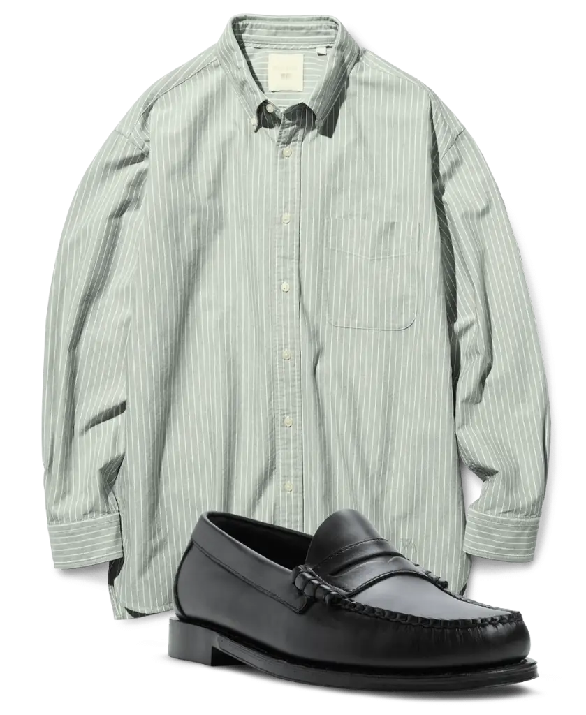 Straight jeans outfit pairing