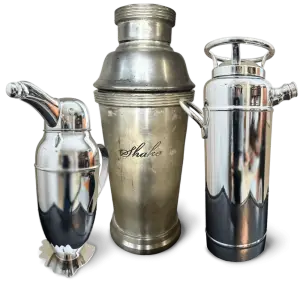 Vintage Cocktail Shakers
