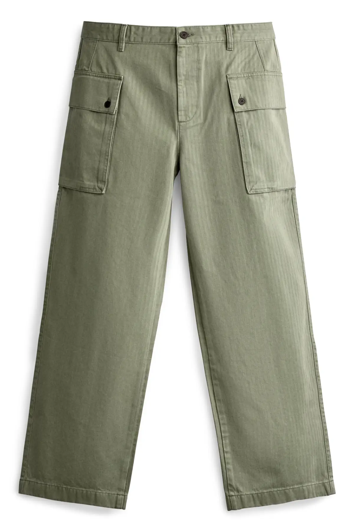 Zara herringbone cargo trouser 1