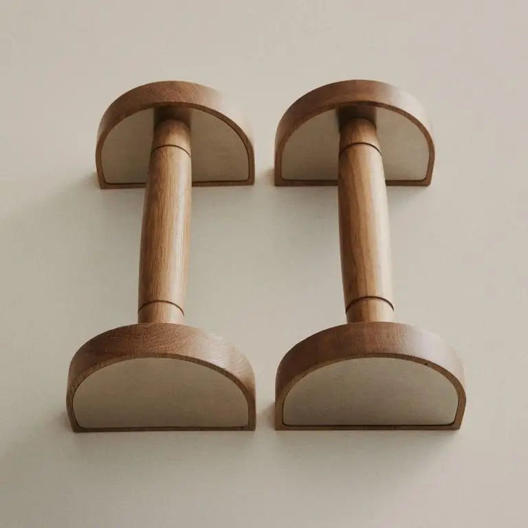 Oak push-up handles