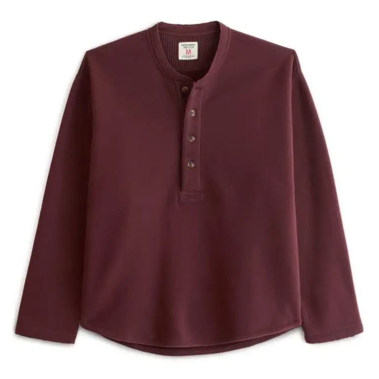 Abercrombie fitch henley sweatshirt