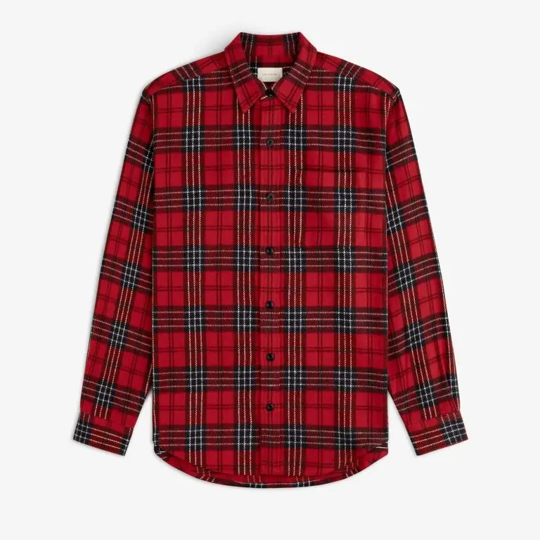 Yarn Dyed plaid overshirt
