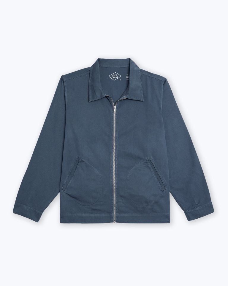 Twill zip jacket