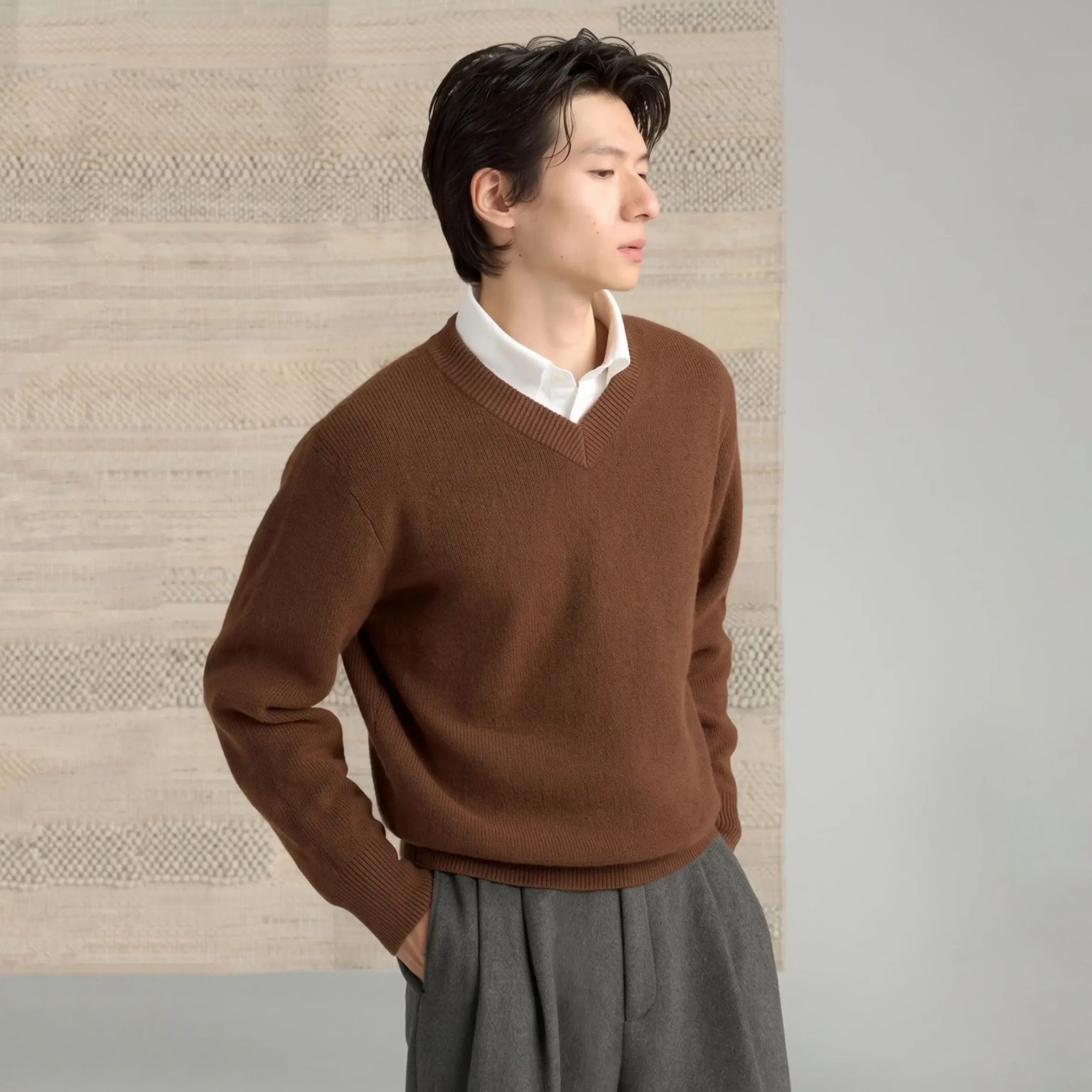 Atorie pure wool v neck sweater