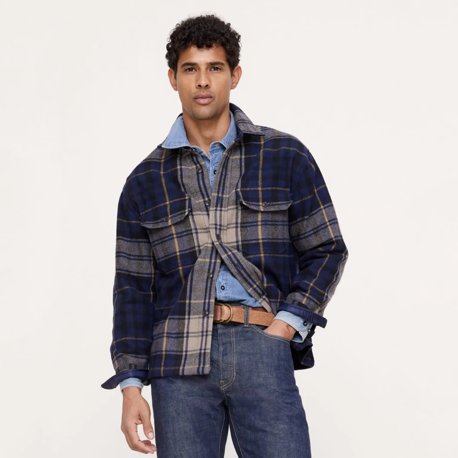 Banana republic relaxed fit heavyweight overshirt 1
