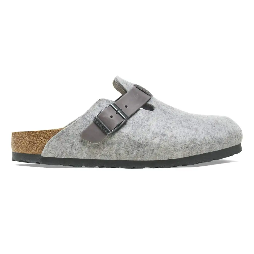 Birkenstock boston leather and felt 1