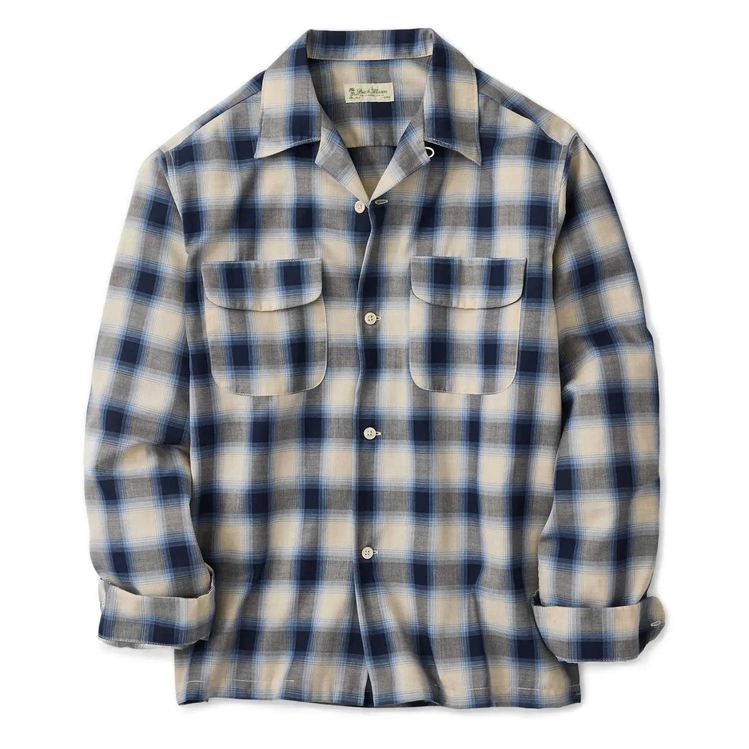 Buck mason basin plaid sportsman camp shirt 1