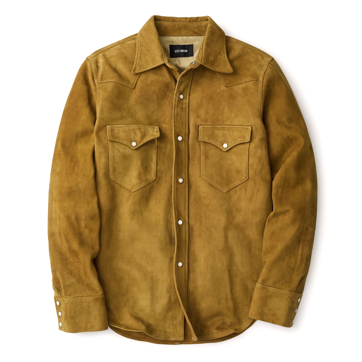 Buck mason chaparral panhandler suede shirt 1