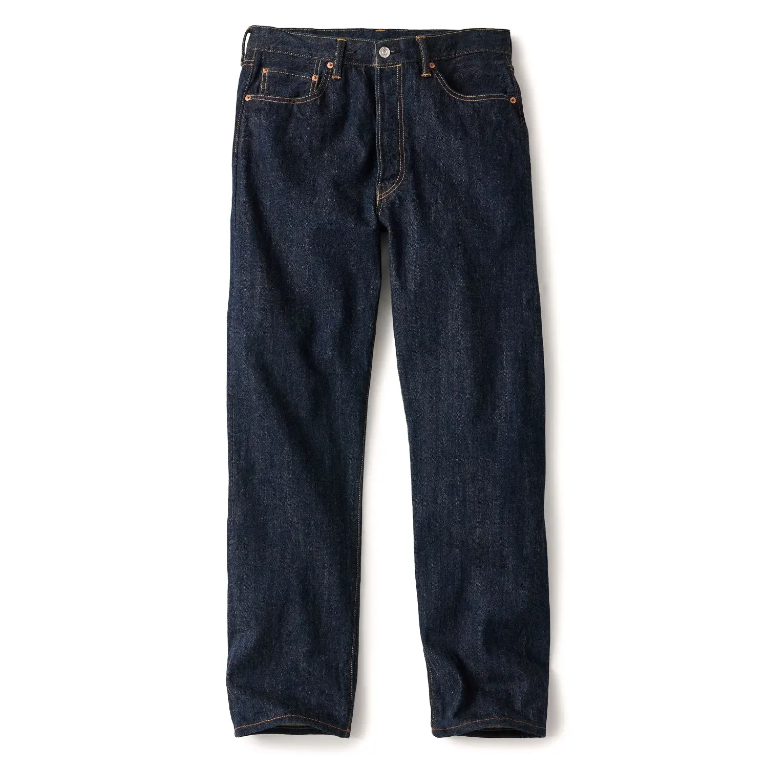 Buck mason japanese loomstate selvedge full saddle jean 1