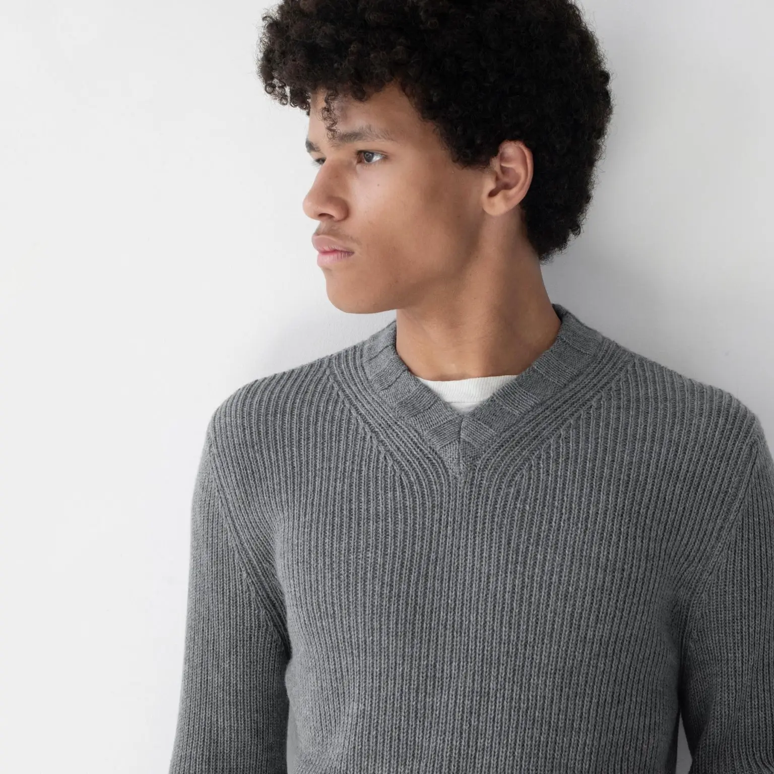 Carter young wool lounger v neck 1