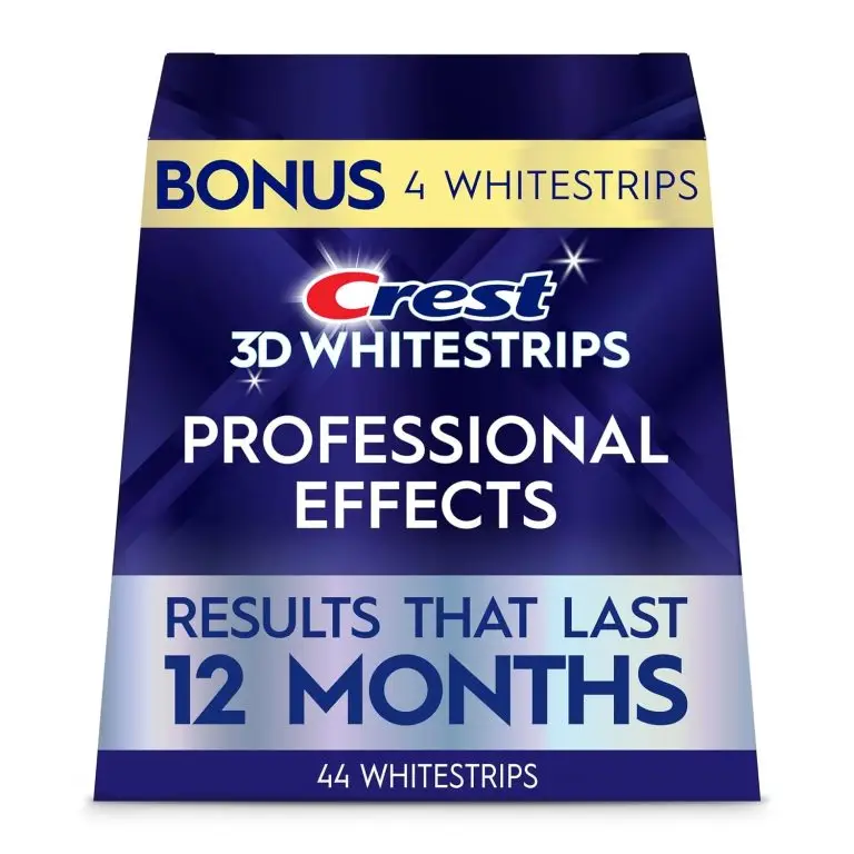 Crest professional effects teeth whitening strips